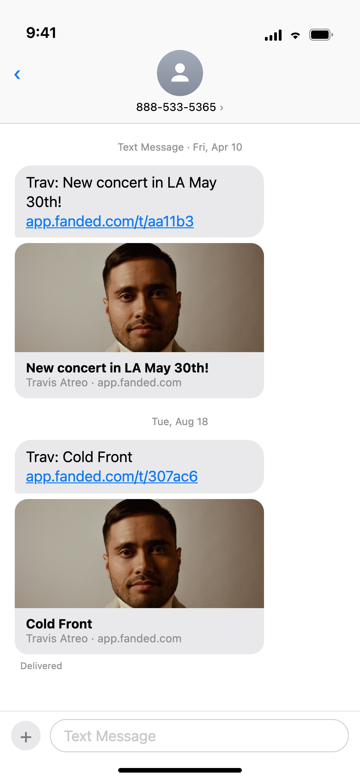 Cold Front, this month's song from the album, delivered by text
